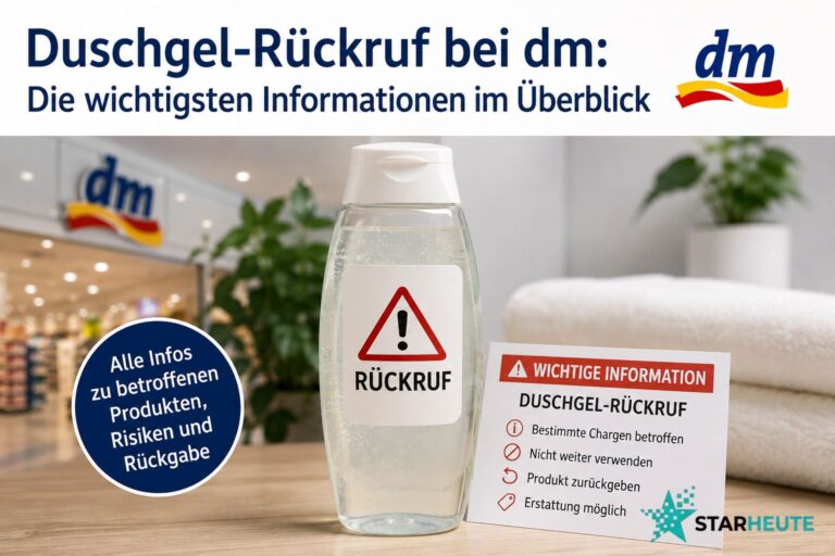 Duschgel-Rückruf bei dm: Die wichtigsten Informationen im Überblick duschgel rückruf dm